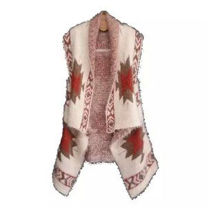 Fuzzy Open Face Cardigan One Size